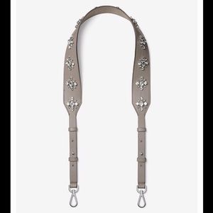 Michael Kors embellished leather shoulder strap.